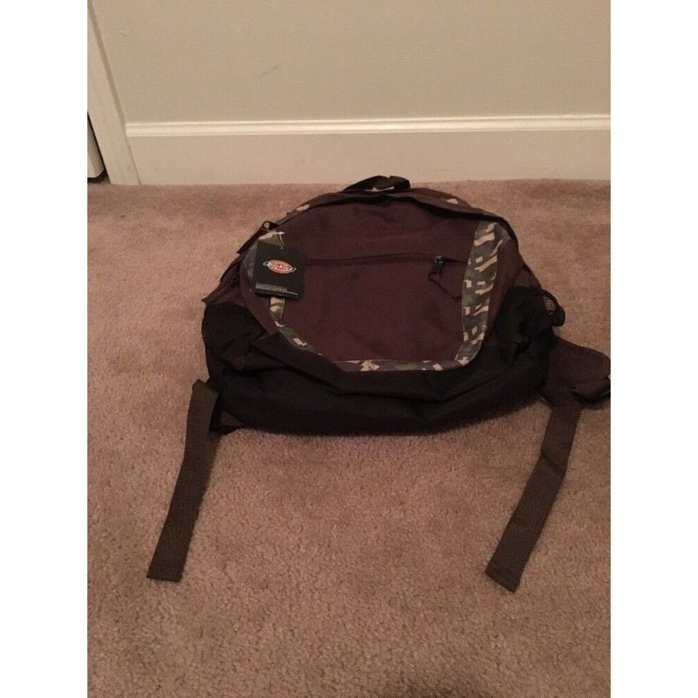 Dickies Adult Youth Kids Unisex Backpack School Bag Brown Camouflage
